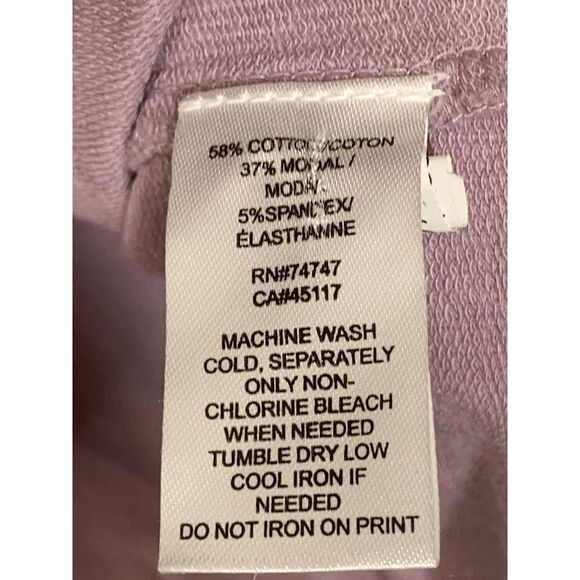 Natural Reflections Womens Hooded Sweatshirt Statement Graphic Purple Small - Picture 8 of 9